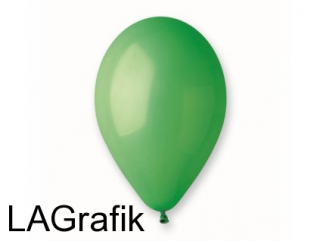 Balonky 100 ks ZELENÉ  26 cm pastelové