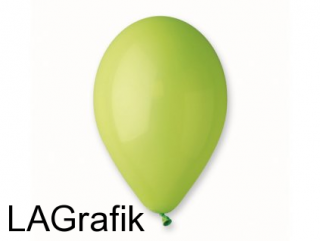 Balonky 100 ks ZELENÉ - PISTÁCIOVÉ 26 cm pastelové