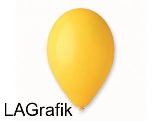 Balonky 100 ks ŽLUTÉ 26 cm pastelové