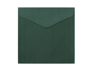 Čtvercová obálka 16x16cm - Zelená - Smaragdová | 150g