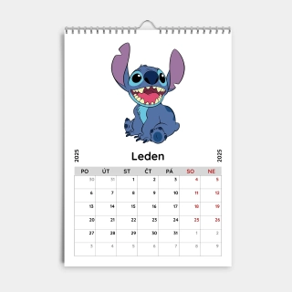Dětský kalendář 2025 | Lilo & Stitch