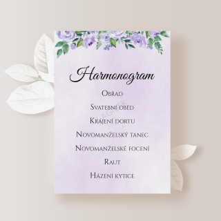 Harmonogram FIALOVÁ HARMONIE