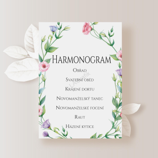 Harmonogram KVĚTINY No.2