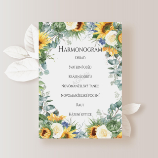 Harmonogram SLUNEČNICE No.1